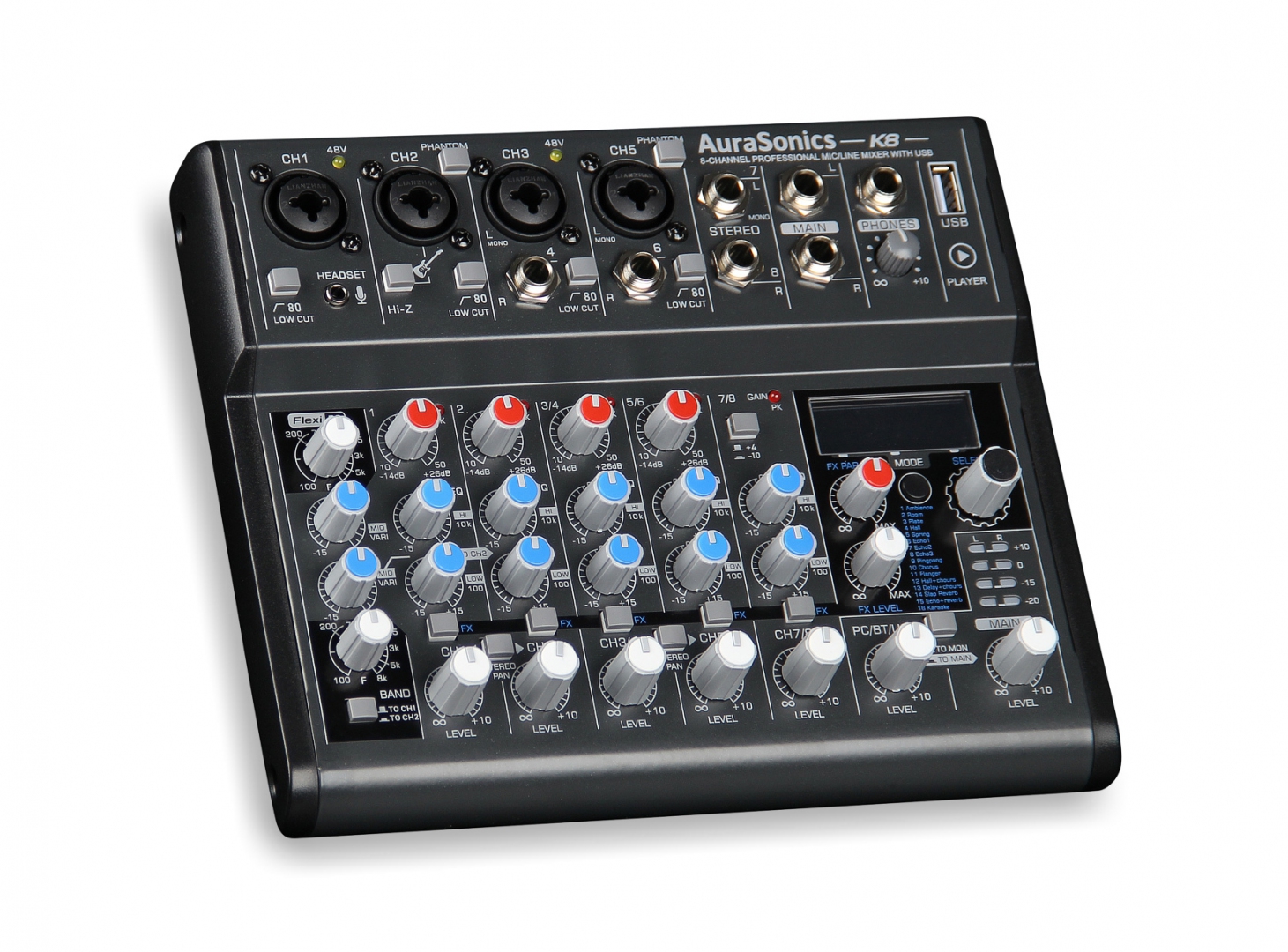 AuraSonics K8 компактный микшерный пульт в Кемерово