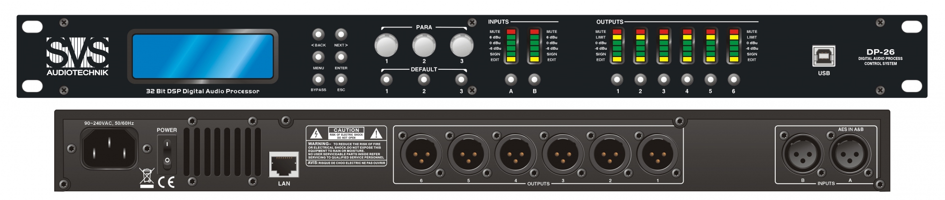 SVS Audiotechnik DP-26 Цифровой процессор: 2 входа 6 выходов в Кемерово