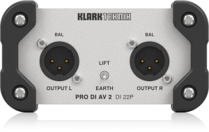 Klark Teknik DI 22P пассивный стерео директ-бокс в Кемерово